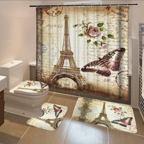 Other - France paris Eiffel Tower shower curtain bathroom